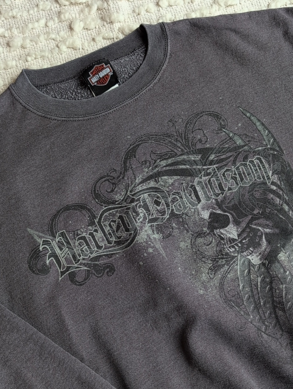 Harley Davidson French Link Indiana West Baden Sweatshirt 2007 Medium